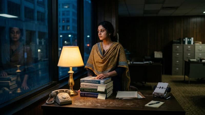 रात के पौने ग्यारह बजे थे जब मीरा ने अलमारी से वो छोटा नीला बैग निकाला, जो किसी ज़माने में बेटी के स्कूल पिकनिक का बैग हुआ करता था।
